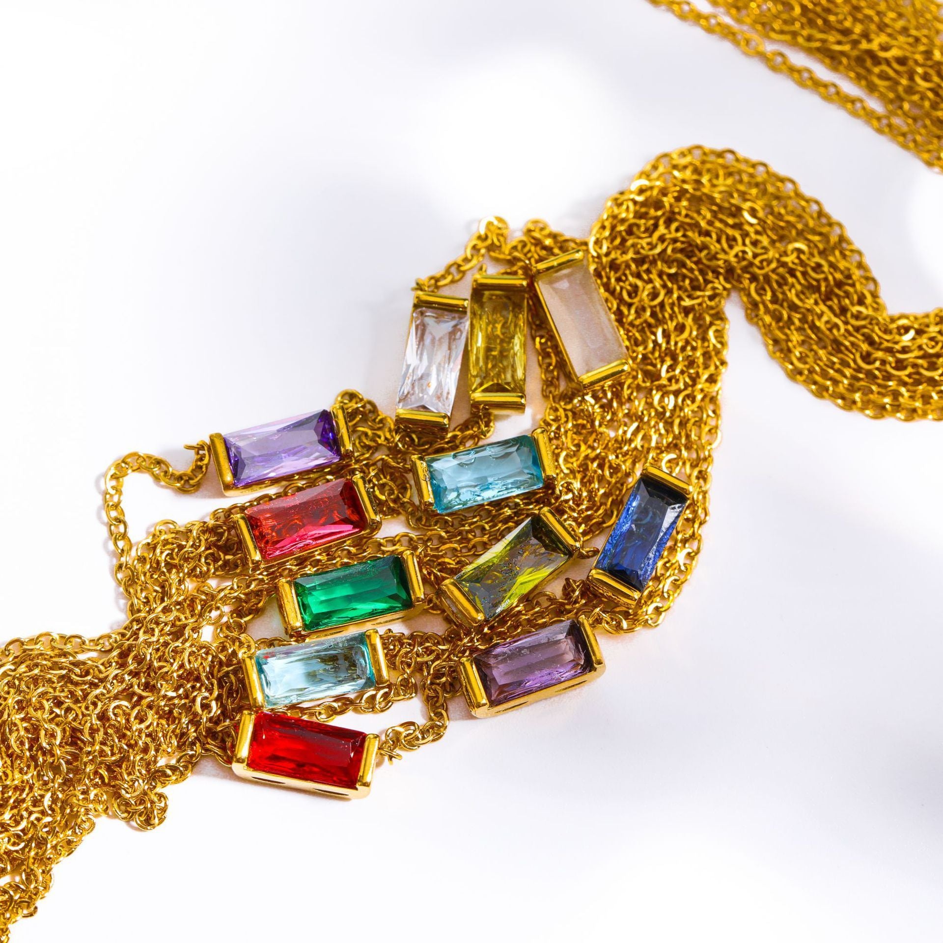 12 Birthstone Necklace 12 Birthstone Zircon